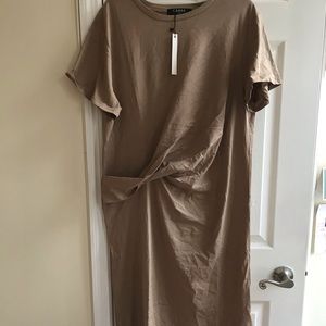 caara twist waist shirtdress